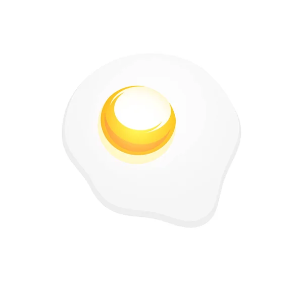 厨房和 Restourant 项目装饰用煎蛋的矢量图标, Eps 10 插图. — 图库矢量图片