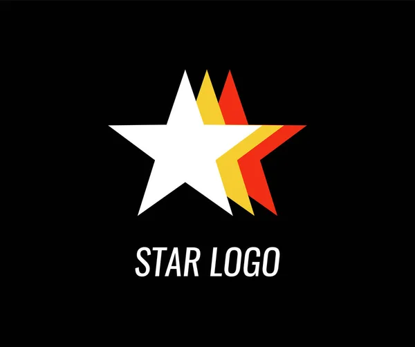 Logotipo de la empresa Star for Business con estilo . — Vector de stock