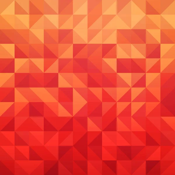 三角形のタイル パターン - イラストの現代的なデザイン要素と赤い色の抽象的な幾何学的なベクトルの背景. — ストックベクタ