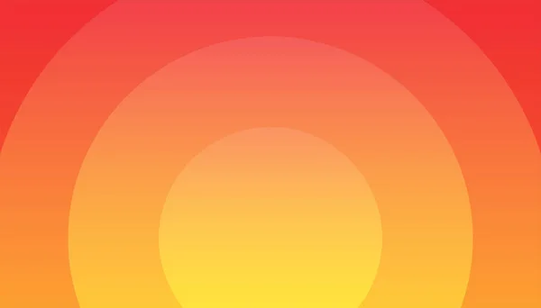 Sonnenuntergang Illustration, orangefarbener Hintergrund - wunderbare Tapete für die Dekoration von heißen Aktionen, Anzeigen und Reisen — Stockvektor