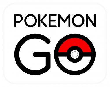 Pokemon Go Logotype - Afiş, web siteleri ve reklamlar için yaratıcı vektör basit illüstrasyon.