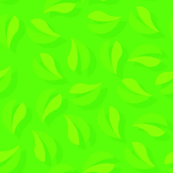 Textura del follaje del árbol - Patrón sin costura vectorial . — Vector de stock