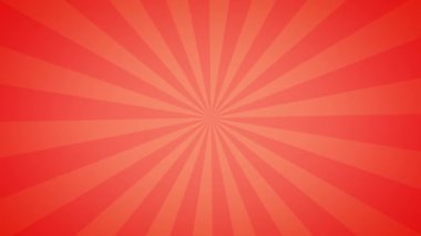 Retro Güneş Işığı ışınları ile kırmızı renkli klasik soyut arkaplan