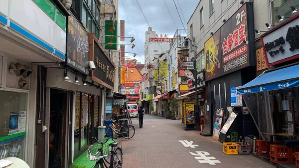 Rua Típica Vida Diária Japonesa — Fotografia de Stock