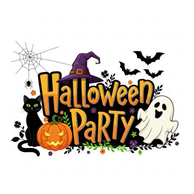 Estetik Cadılar Bayramı Boo Grafik Ürkütücü Hediye ya da Cadılar Bayramı Partisi