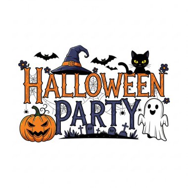 Estetik Cadılar Bayramı Boo Grafik Ürkütücü Hediye ya da Cadılar Bayramı Partisi