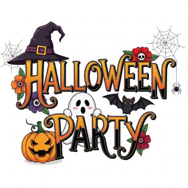 Estetik Cadılar Bayramı Boo Grafik Ürkütücü Hediye ya da Cadılar Bayramı Partisi