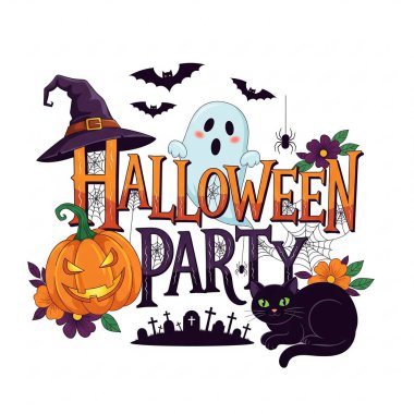 Estetik Cadılar Bayramı Boo Grafik Ürkütücü Hediye ya da Cadılar Bayramı Partisi