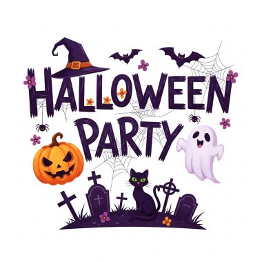 Estetik Cadılar Bayramı Boo Grafik Ürkütücü Hediye ya da Cadılar Bayramı Partisi