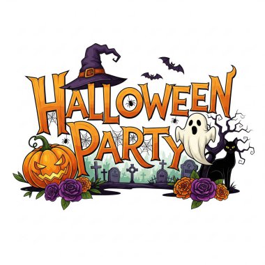 Estetik Cadılar Bayramı Boo Grafik Ürkütücü Hediye ya da Cadılar Bayramı Partisi