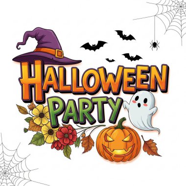 Estetik Cadılar Bayramı Boo Grafik Ürkütücü Hediye ya da Cadılar Bayramı Partisi