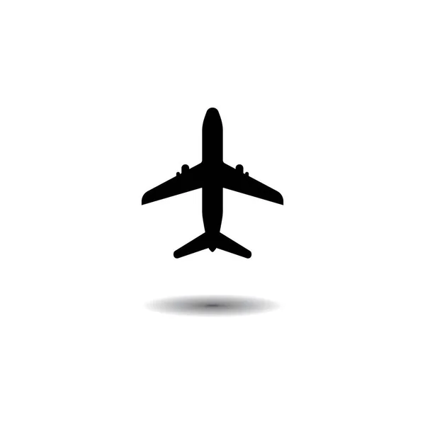Flugzeug Symbol Vektor Design Illustration Vorlage — Stockvektor