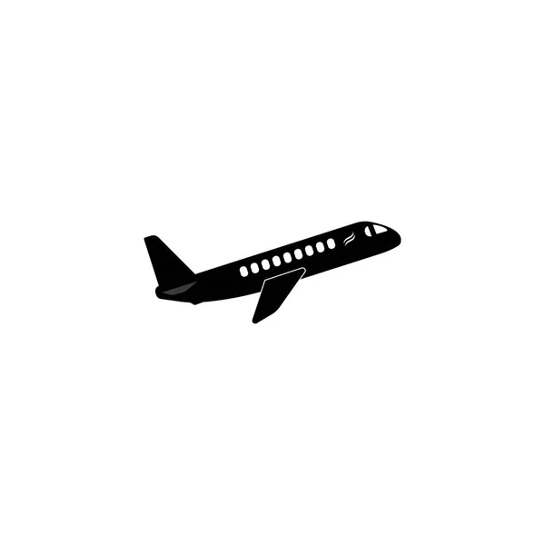 Plantilla Ilustración Diseño Vector Icono Avión — Vector de stock