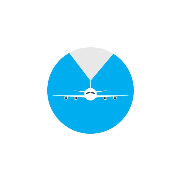 Šablona Pro Ilustraci Návrhu Vektoru Letadla — Stockový vektor