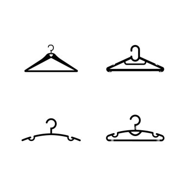 Askı logosu vektör tasarımı örnekleme şablonu