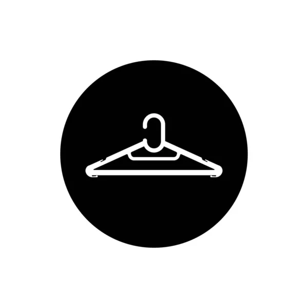 Kleiderbügel Logo Vektor Design Illustration Vorlage — Stockvektor