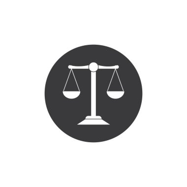 Ölçek simgesi vektör tasarımı resimleme arkaplanı