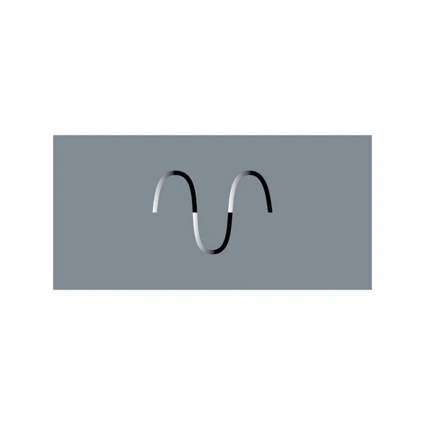 Векторный Шаблон Логотипа Звуковой Волны — стоковое фото