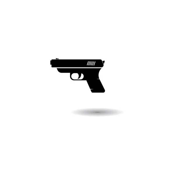 Дизайн Фон Логотипа Пистолета — стоковый вектор