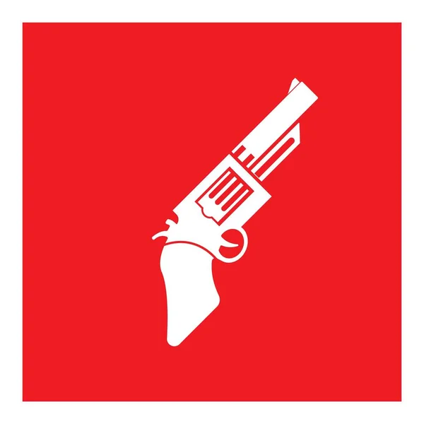 Gun Logo Vector Illustration Design Background — Stock Vector