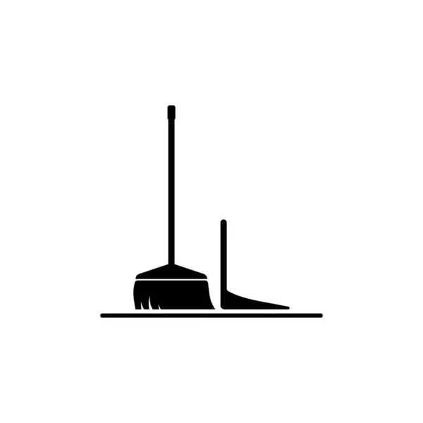 Πρότυπο Σχεδίασης Εικονογράφησης Φορέα Λογότυπου Σκούπας — Διανυσματικό Αρχείο