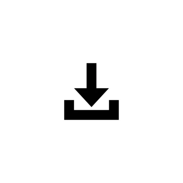 Значок Вектор Иконы Трехмерном Плоском Стиле Изолированном Белом Фоне Загрузить — стоковый вектор