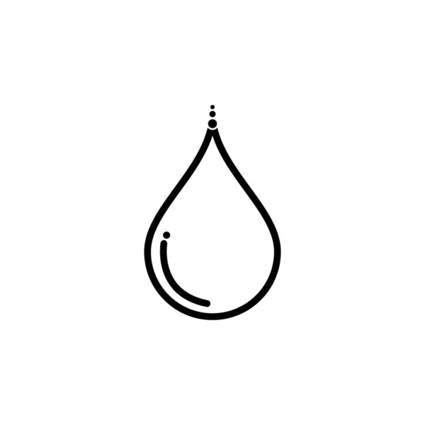 水滴アイコンベクトルイラストデザイン — ストックベクタ