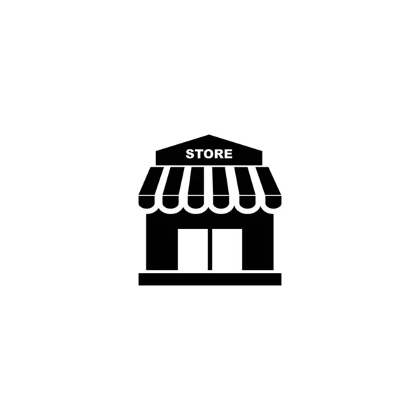 Icono Tienda Plantilla Vector Diseño Ilustración — Vector de stock