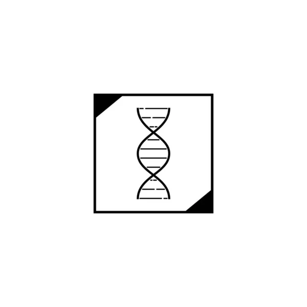 Dna Logotyp Vektor Illustration Design Bakgrund — Stock vektor