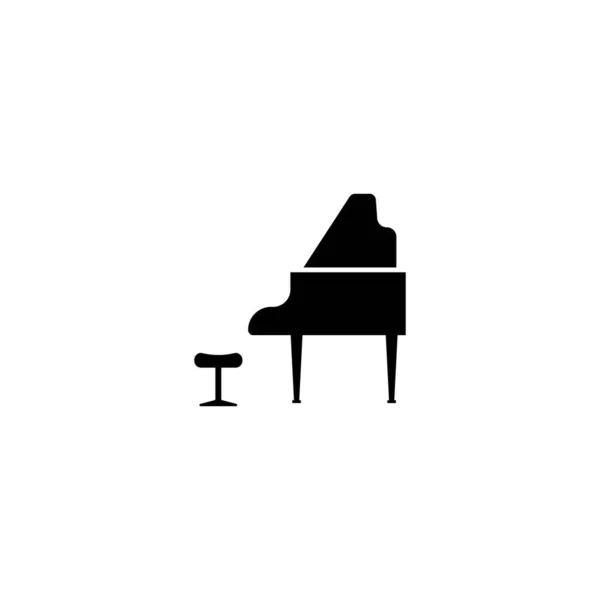 Icono Piano Vector Diseño Ilustración — Archivo Imágenes Vectoriales