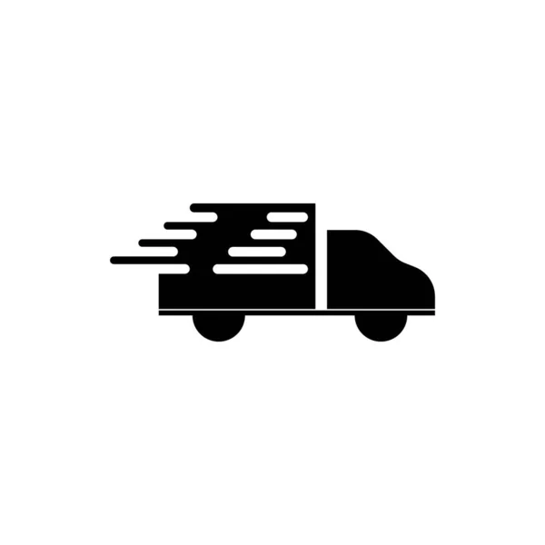 Lkw Lieferung Logo Vektor Design Illustration Und Hintergrund — Stockvektor