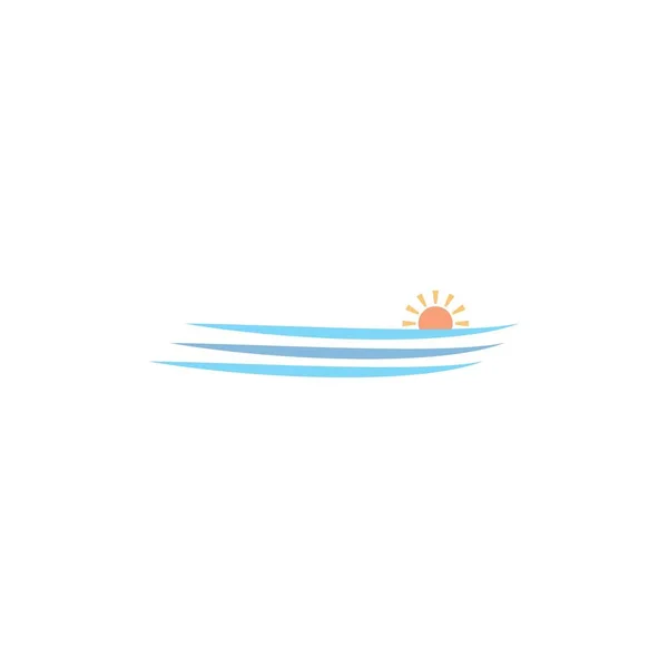 Modelo Ícone Vetor Logotipo Ilustração Solar —  Vetores de Stock