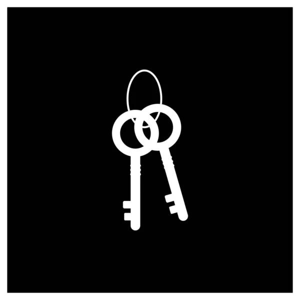 Logo Tasarımı Anahtar Çizimi Arkaplan — Stok Vektör