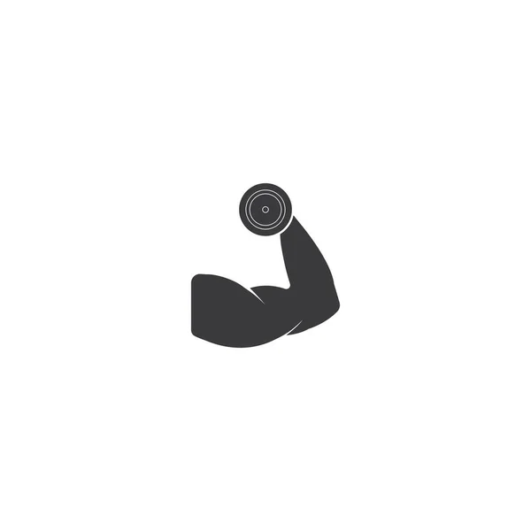 Fitnes Logo Vector Design Illustration Bacground — 图库矢量图片