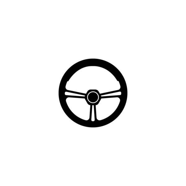 Lenkrad Logo Vektor Design Illustration Vorlage Und Hintergrund — Stockvektor