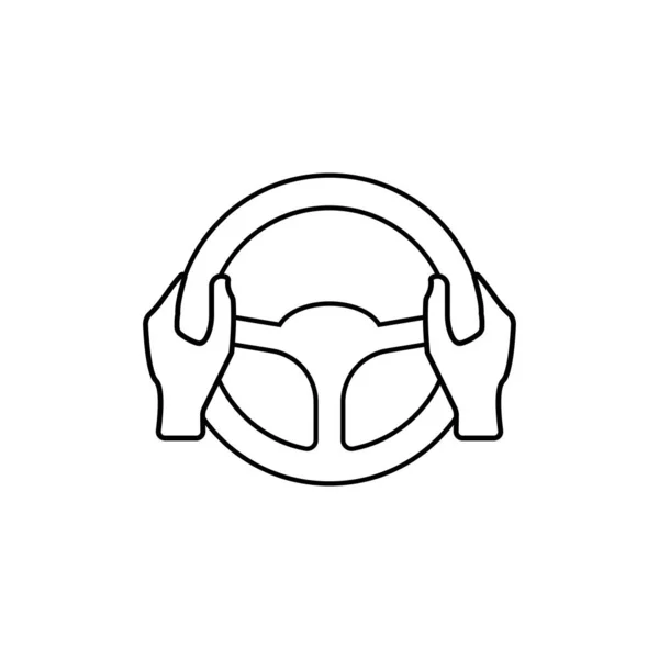 Πρότυπο Απεικόνισης Διανυσματικού Σχεδιασμού Λογότυπου Τιμονιού Και Φόντο — Διανυσματικό Αρχείο