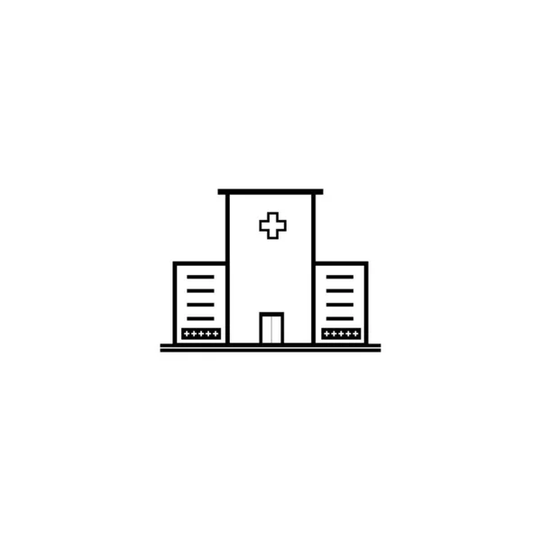 Hospital Médico Logotipo Vetor Ilustração Design —  Vetores de Stock