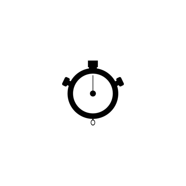 Stopwatch Pictogram Vector Ontwerp Illustratie Sjabloon — Stockvector