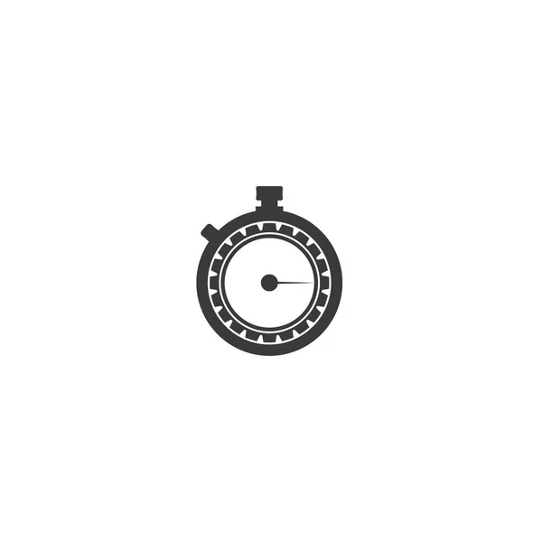 Stopwatch Ikon Vektor Tervezés Illusztráció Sablon — Stock Vector