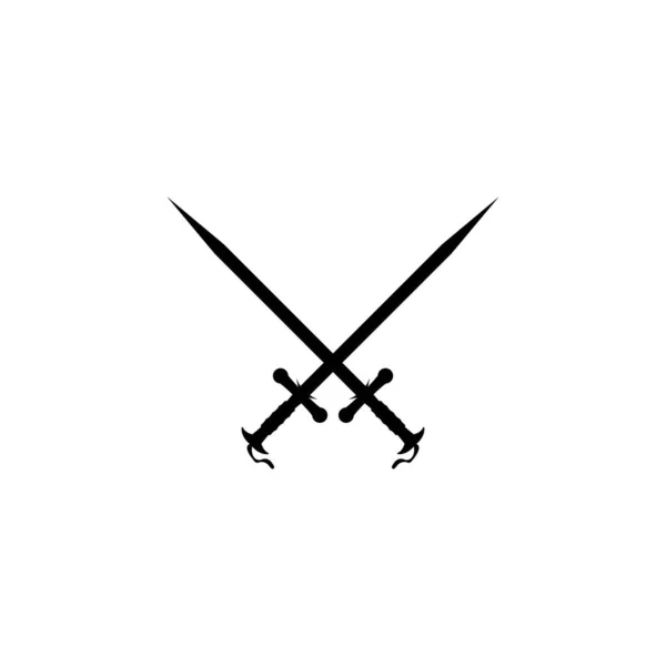 Sword Logo Vectoriel Illustration Design — Image vectorielle