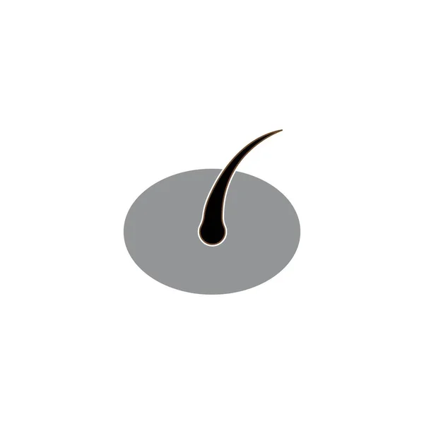 Modèle Icône Vectorielle Logo Traitement Des Cheveux — Image vectorielle