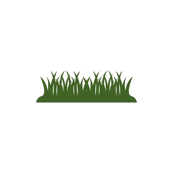 Natürliches Gras Illustration Logo Vektor Design Vorlage — Stockvektor