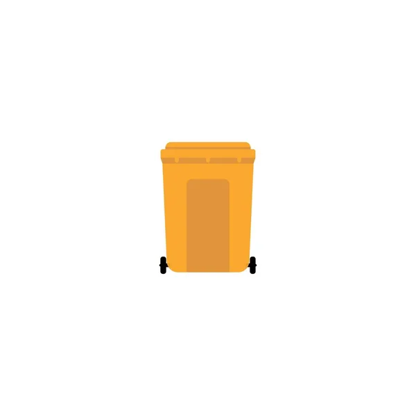 Trash Can Icon Vector Design Illustration Background — Stock Vector