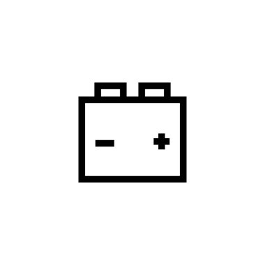 Batarya simgesi, vektör logosu tasarımı