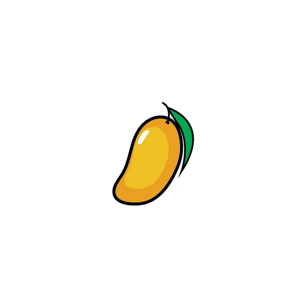 Logo Mango Wektor Ikona Projekt — Wektor stockowy