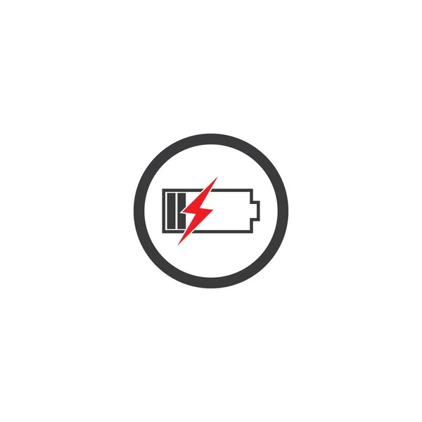 Icône Batterie Logo Vectoriel — Image vectorielle