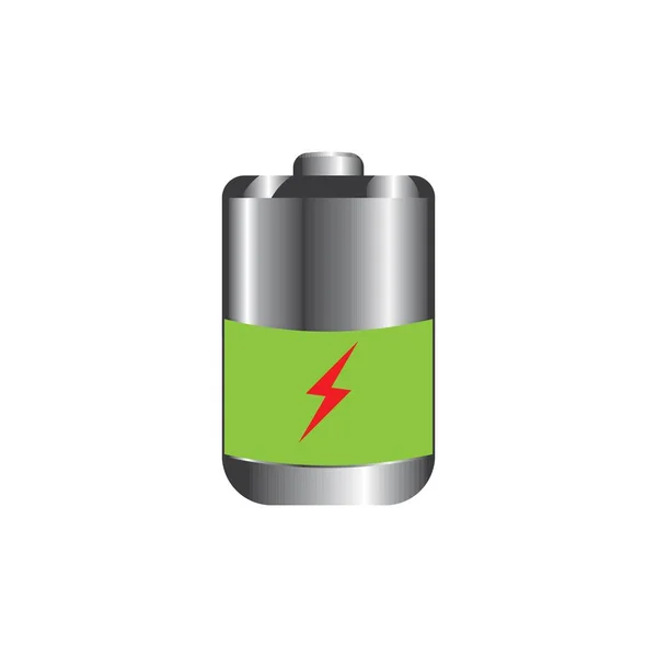 Icône Batterie Logo Vectoriel — Image vectorielle