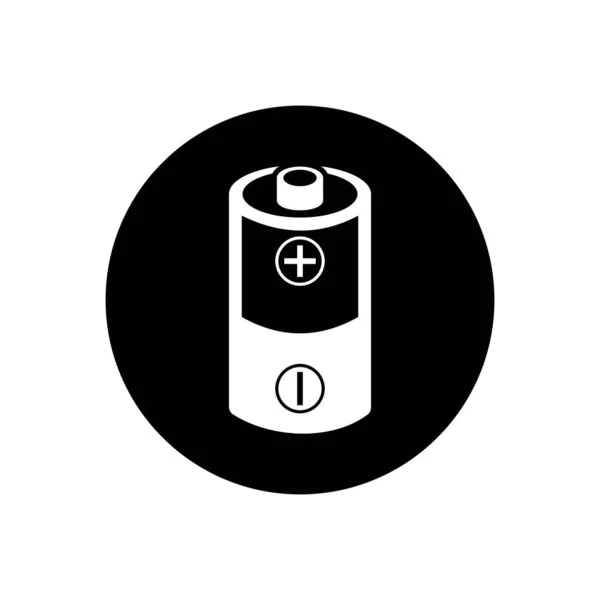 Batteriikon Vektor Logotyp Design — Stock vektor