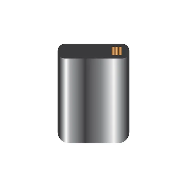 Icône Batterie Logo Vectoriel — Image vectorielle