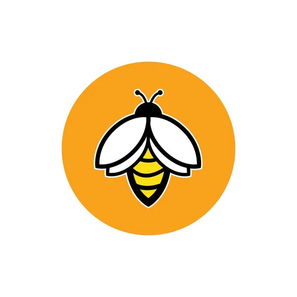 蜂のロゴテンプレートベクトルアイコンイラストデザイン — ストックベクタ
